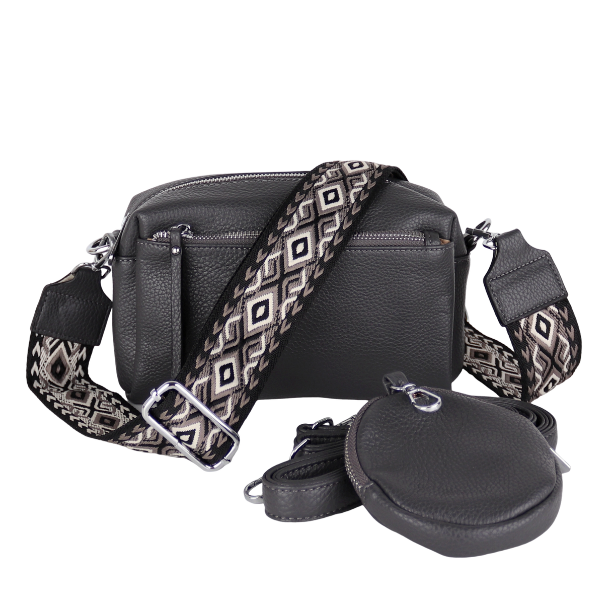 UT21 Schultertasche aus Kunstleder