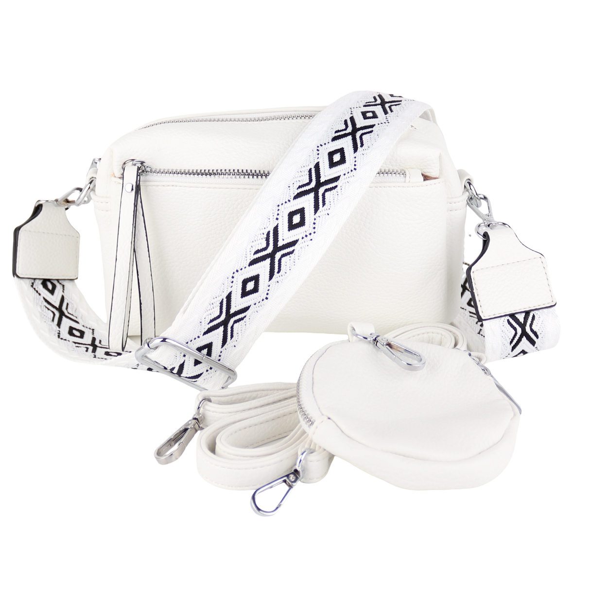 UT21 Schultertasche aus Kunstleder