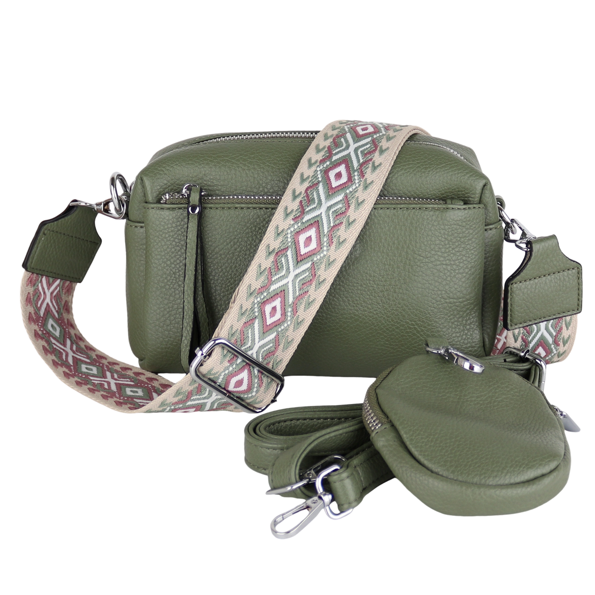 UT21 Schultertasche aus Kunstleder