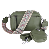 UT21 Schultertasche aus Kunstleder