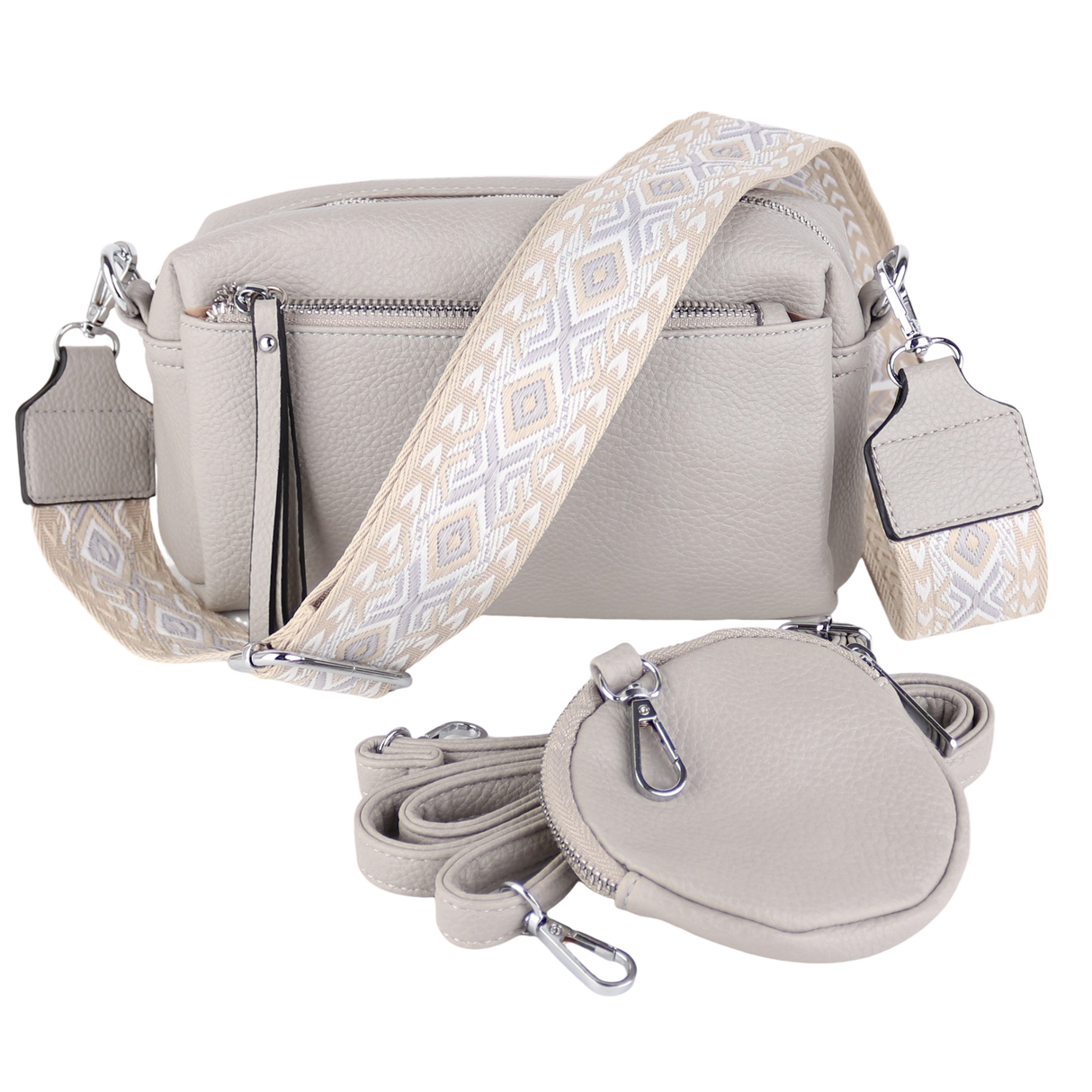 UT21 Schultertasche aus Kunstleder