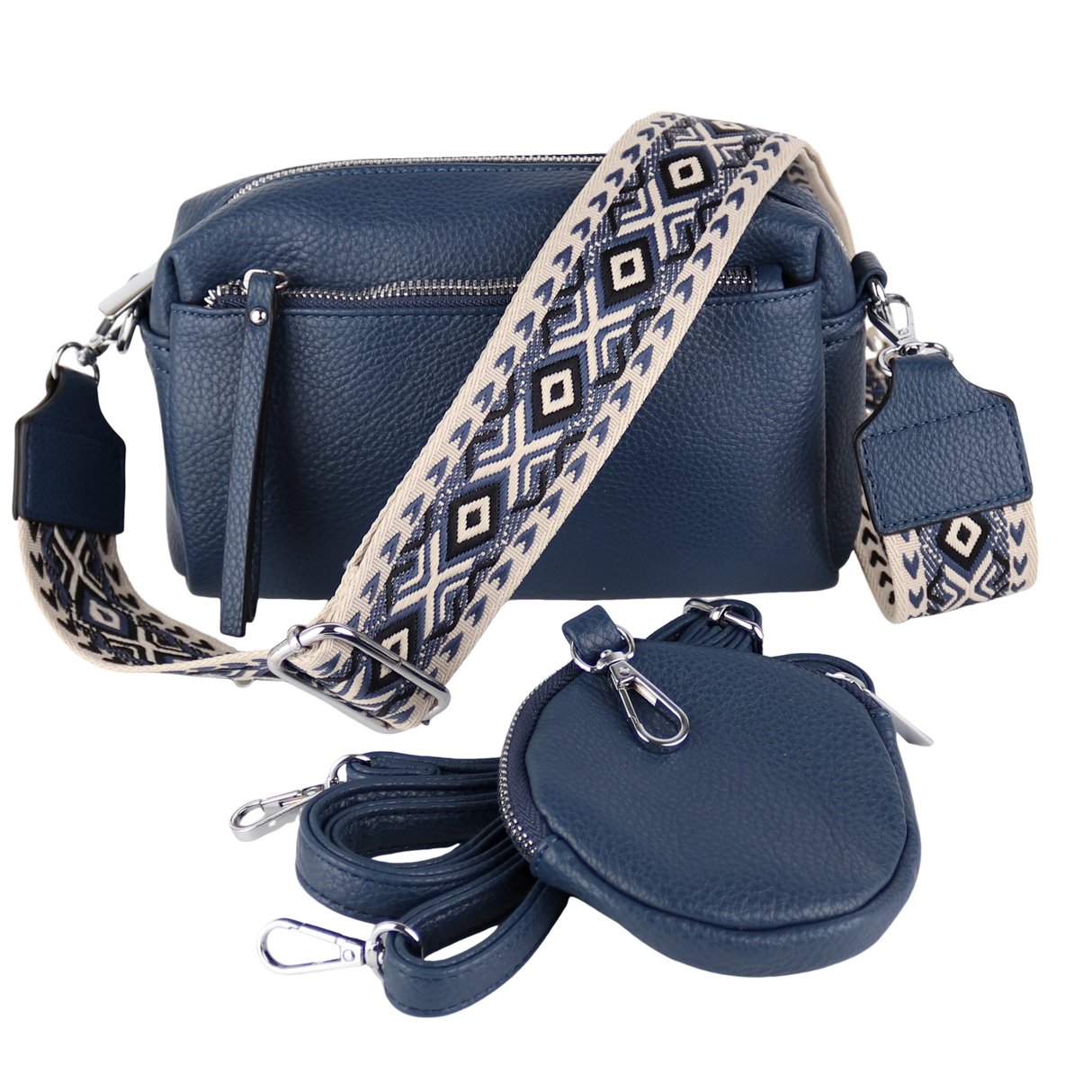 UT21 Schultertasche aus Kunstleder