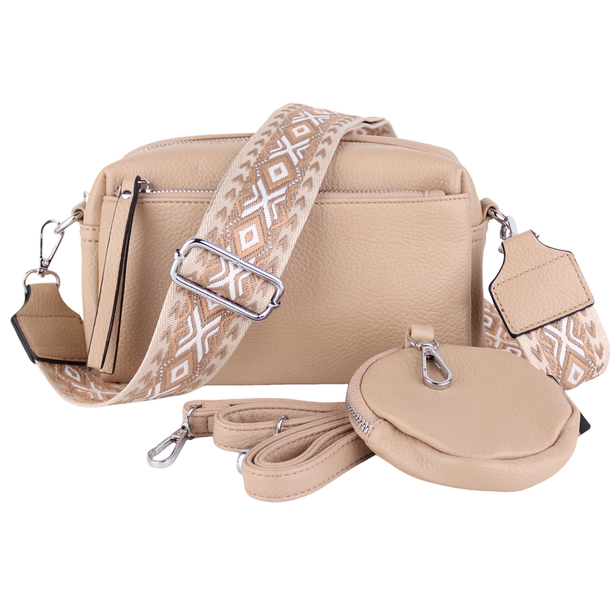 UT21 Schultertasche aus Kunstleder