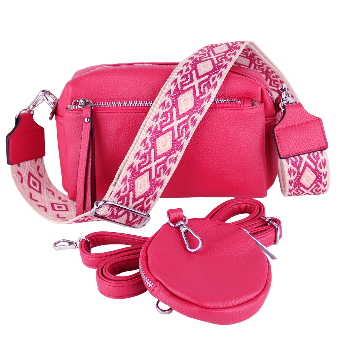 UT21 Schultertasche aus Kunstleder
