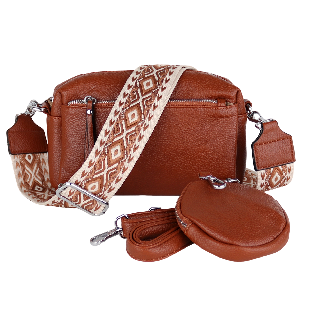 UT21 Schultertasche aus Kunstleder