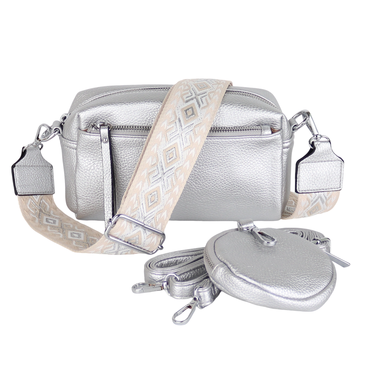 UT21 Schultertasche aus Kunstleder