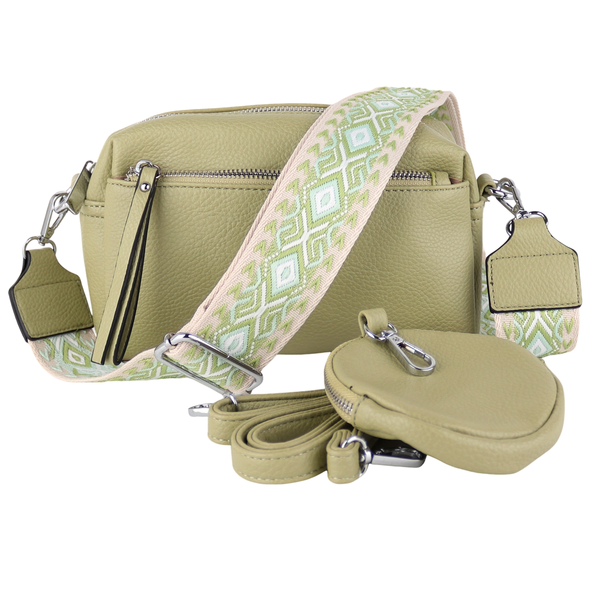 UT21 Schultertasche aus Kunstleder