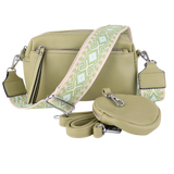 UT21 Schultertasche aus Kunstleder