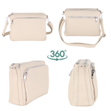 UT48 Schultertasche Echtleder - ALL