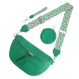 BT308-53096 Bauchtasche aus Kunstleder - ALL