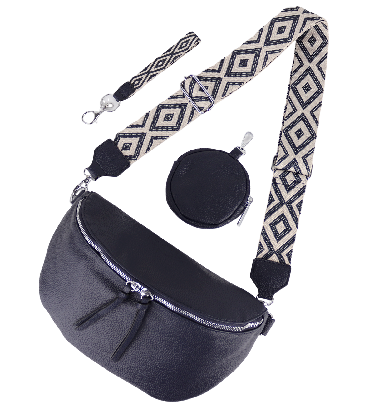 BT308-53096 Bauchtasche aus Kunstleder - ALL