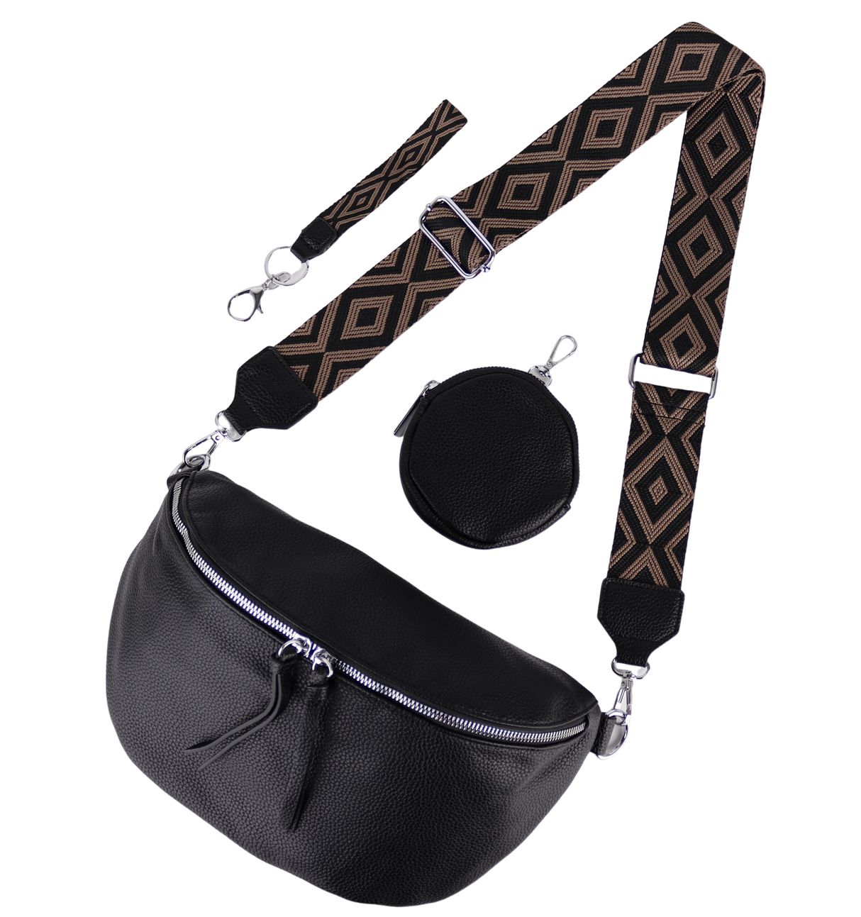 BT308-53096 Bauchtasche aus Kunstleder - ALL