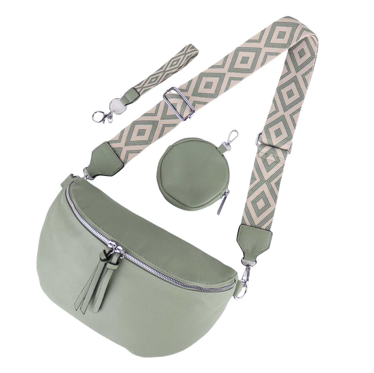 BT308-53096 Bauchtasche aus Kunstleder - ALL