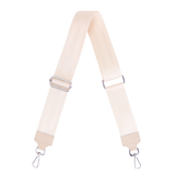 Taschengurt mit Echtlederbesatz: Beige