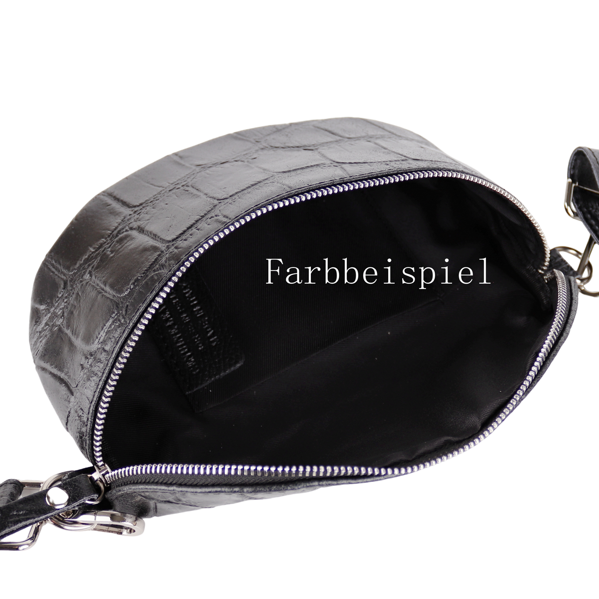 Bauchtasche aus Echtleder Kroko Optik - Modelle Eden
