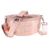 Bauchtasche aus Echtleder Kroko Optik - Modelle Eden