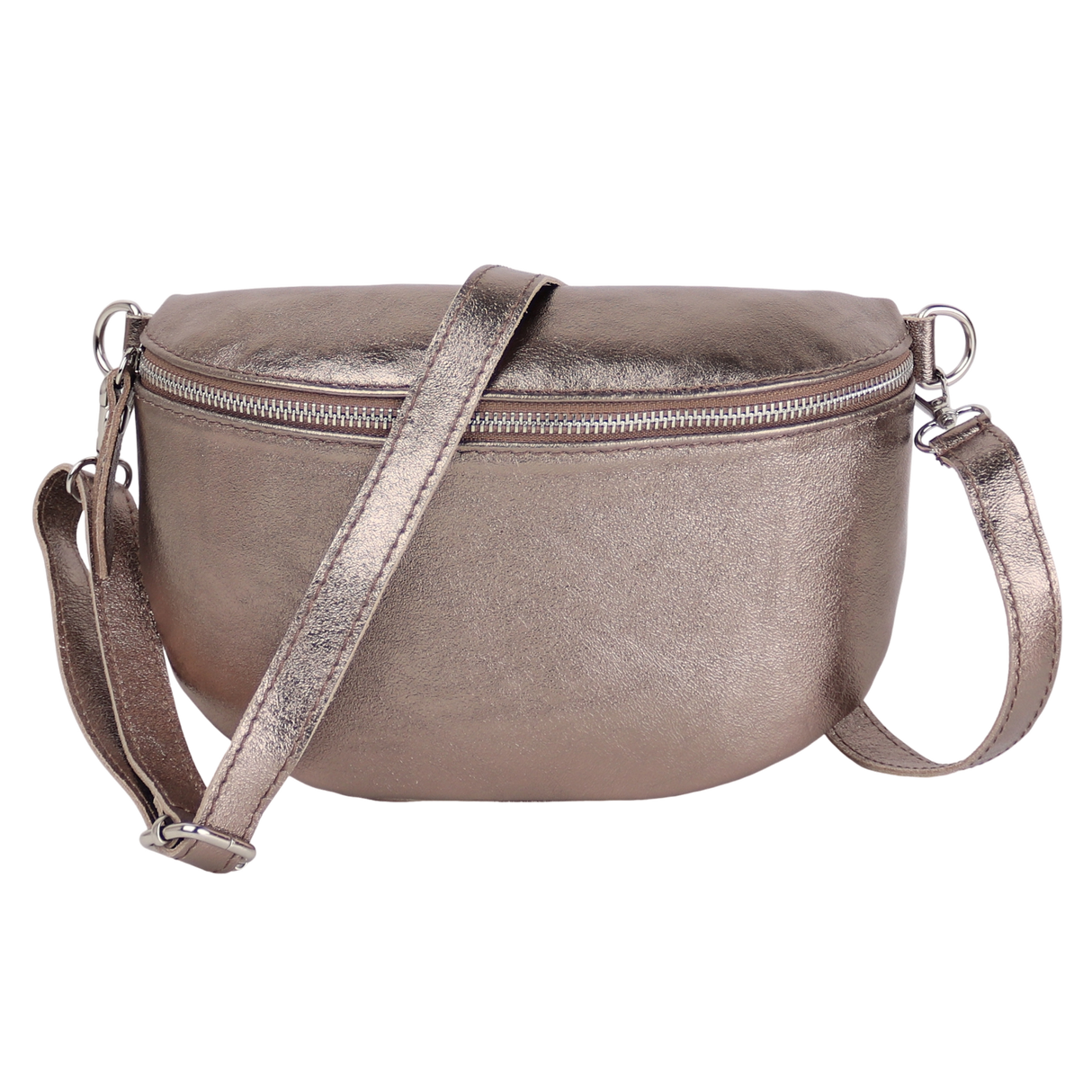 Bauchtasche aus Echtleder Metalic - Modelle Ember