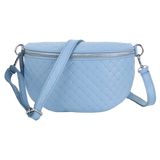 Bauchtasche aus Echtleder Raute-Prägung - ALL