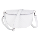 Bauchtasche aus Echtleder Raute-Prägung - ALL