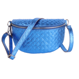 Bauchtasche aus Echtleder Raute-Prägung - ALL