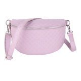 Bauchtasche aus Echtleder Raute-Prägung - ALL