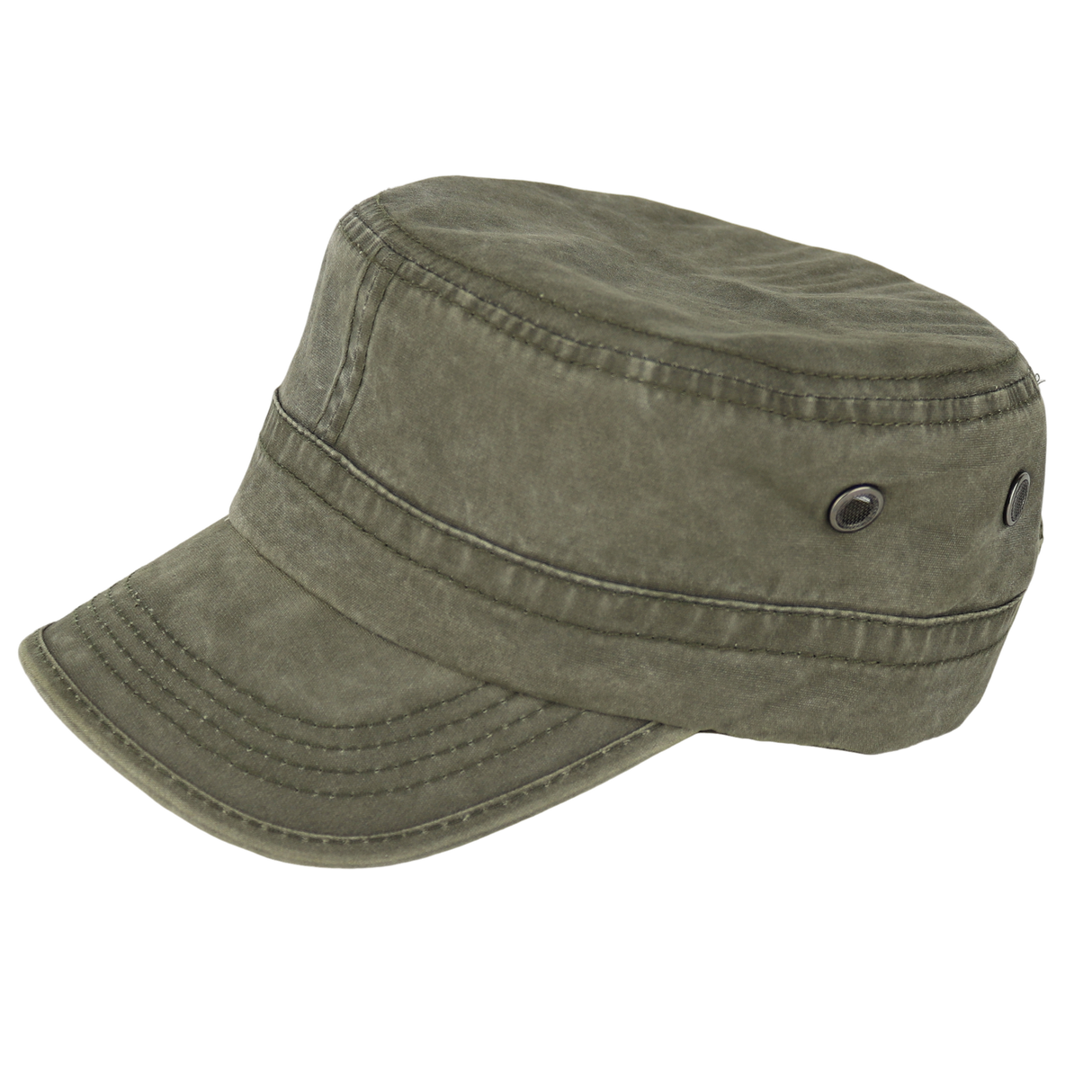 CP02 Army Cap aus reinem Baumwolle Used Look
