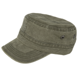 CP02 Army Cap aus reinem Baumwolle Used Look