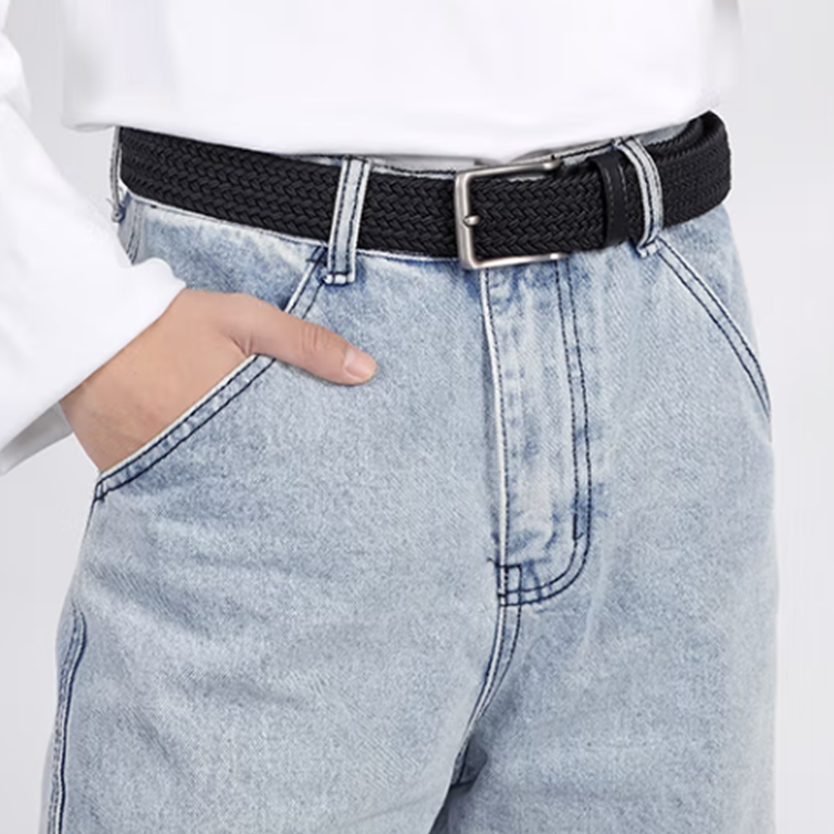 Elastischer Flechtgürtel aus Stoff UNISEX