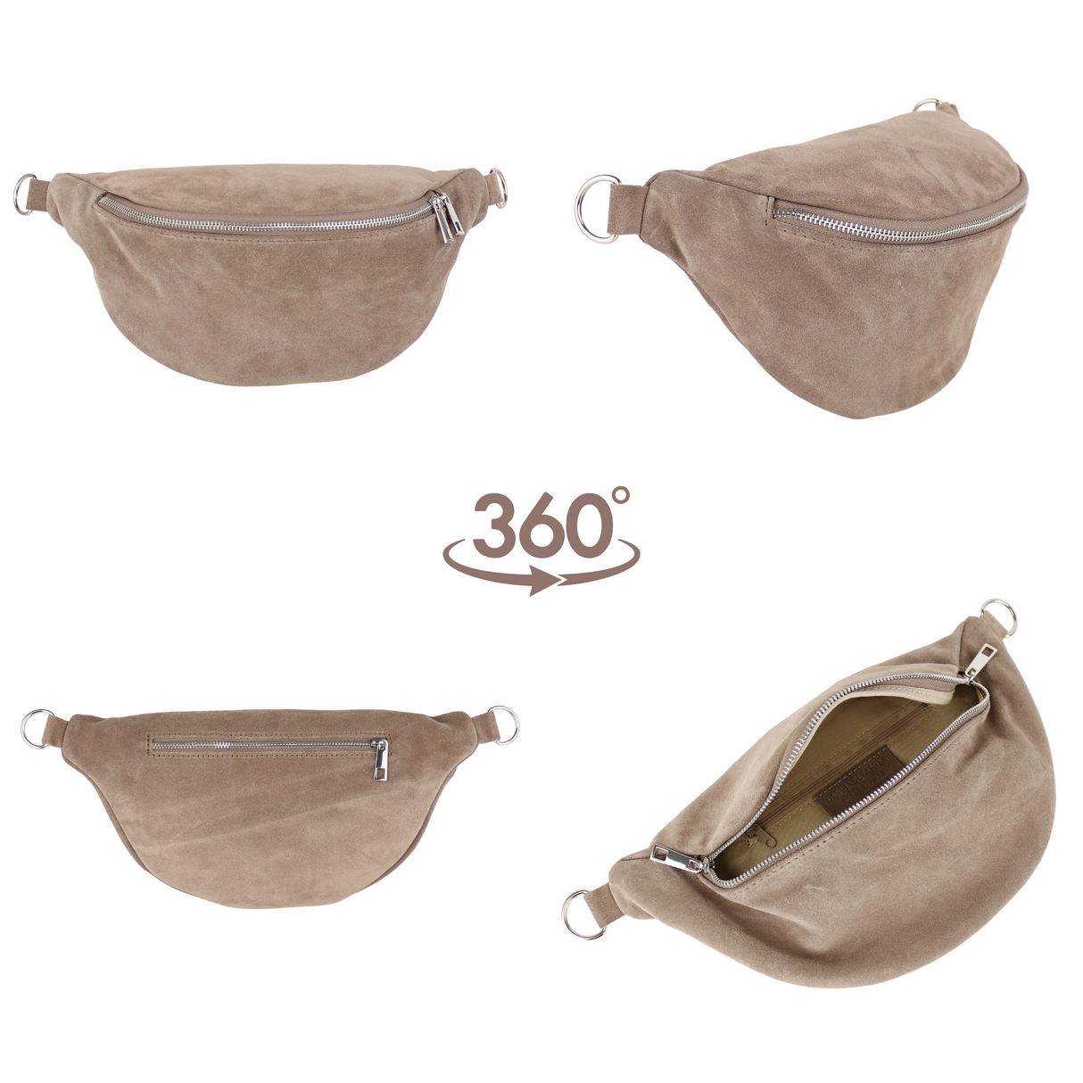 BT322 Bauchtasche aus Wildleder - ALL