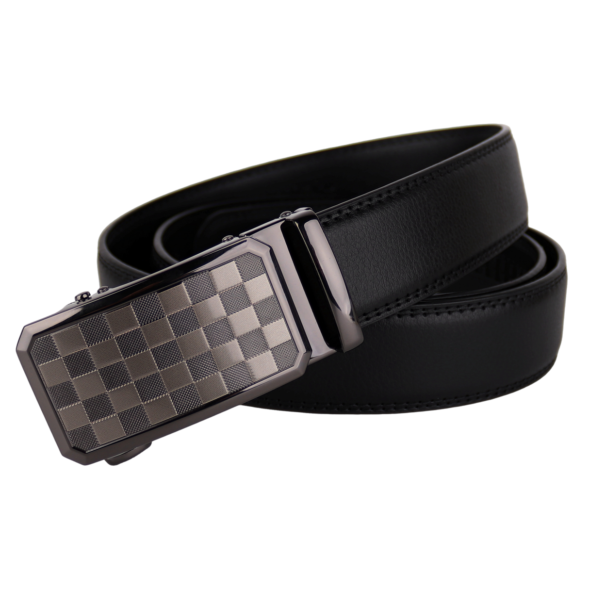 Ledergürtel Herren Automatik Breit 38mm, Kürzbar