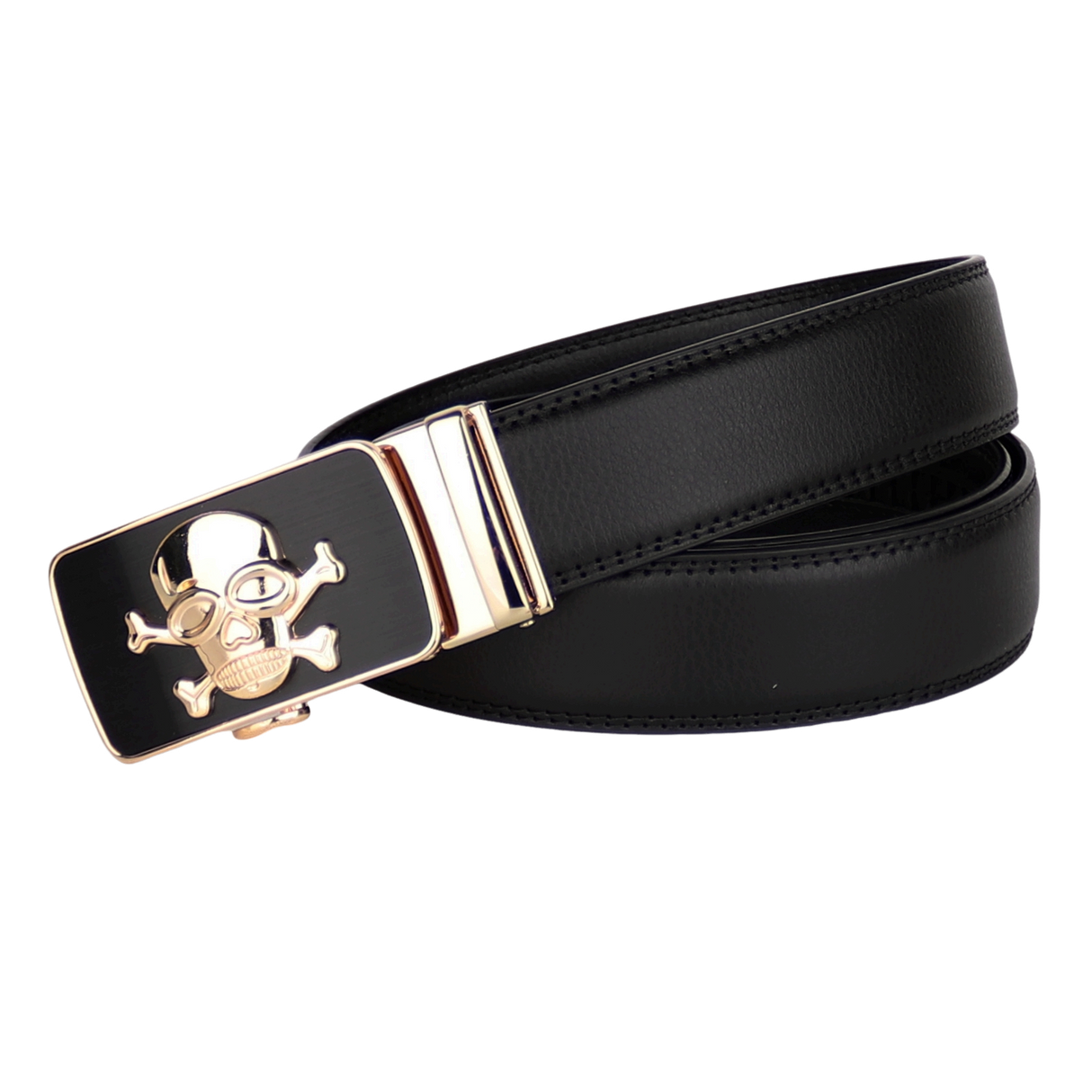 Ledergürtel Herren Automatik Breit 38mm, Kürzbar