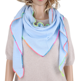 Dreieckstuch Made in Italy - Unifarbe mit bundem Saum