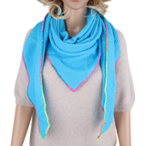 Dreieckstuch Made in Italy - Unifarbe mit bundem Saum