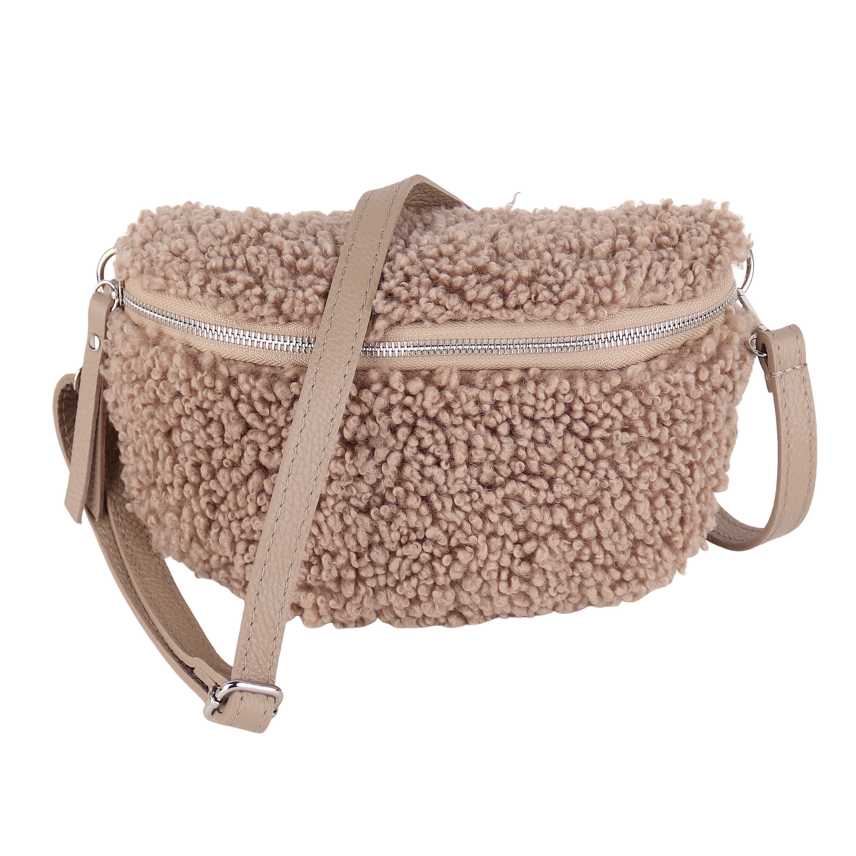 BT321 Bauchtasche aus Teddyfell Plüsch