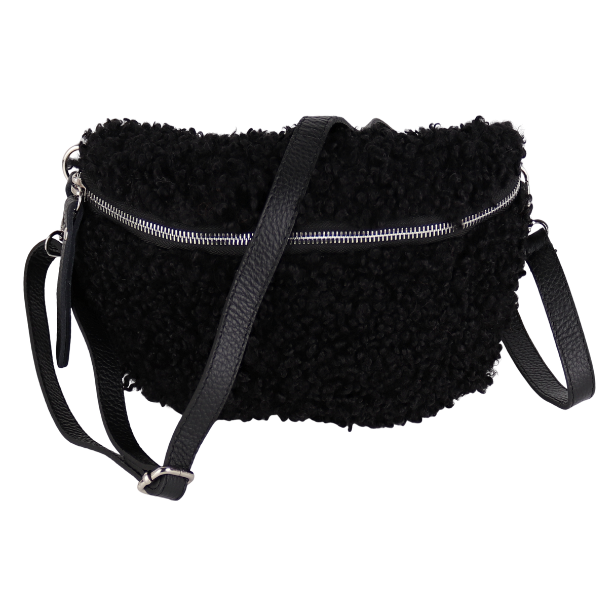BT321 Bauchtasche aus Teddyfell Plüsch