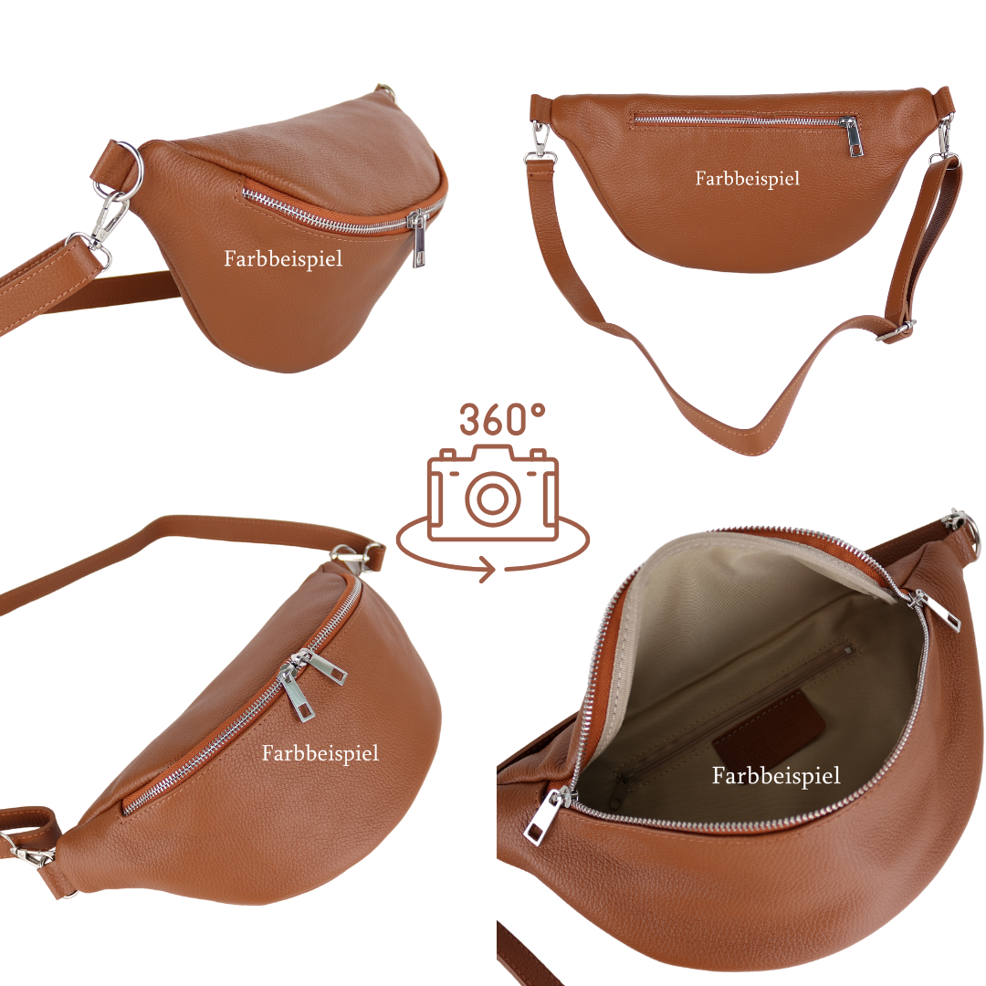 BT324 Bauchtasche aus Echtleder - ALL