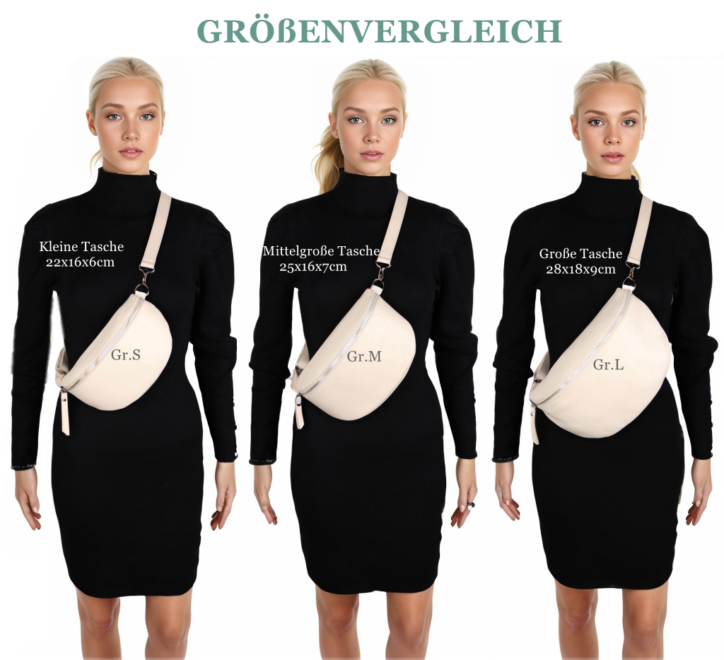 Bauchtasche aus Wildleder - Modelle Velvet