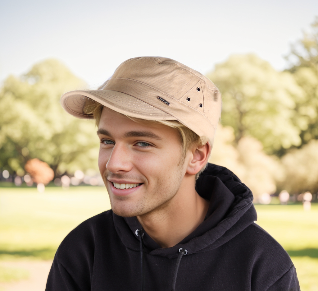 CP01 Army Cap aus reinem Baumwolle
