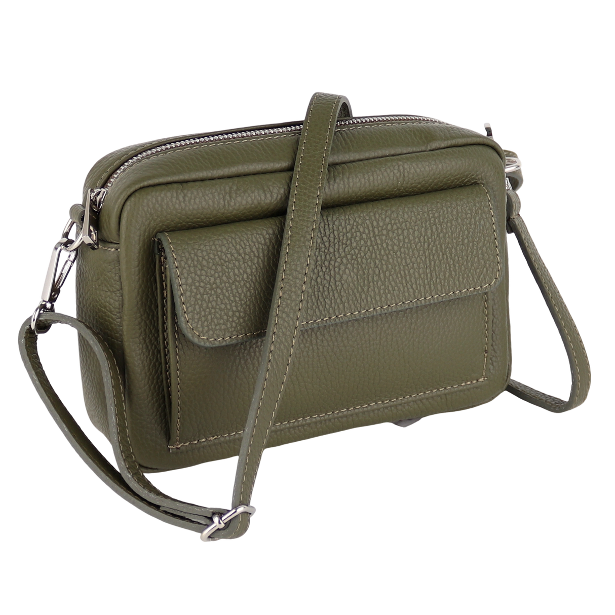 UT41 Schultertasche aus Echtleder