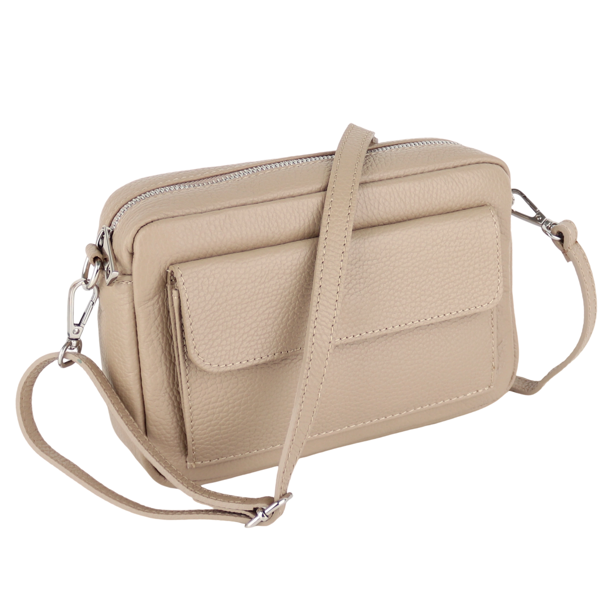 UT41 Schultertasche aus Echtleder