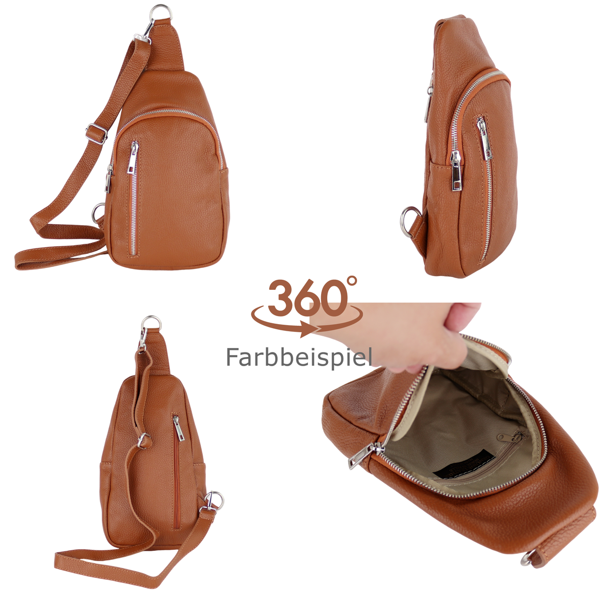 Sling Bag aus Echtleder-ALL