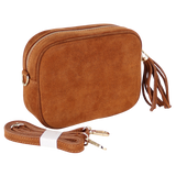 UT57 Schultertasche aus Wildleder