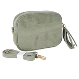 UT57 Schultertasche aus Wildleder