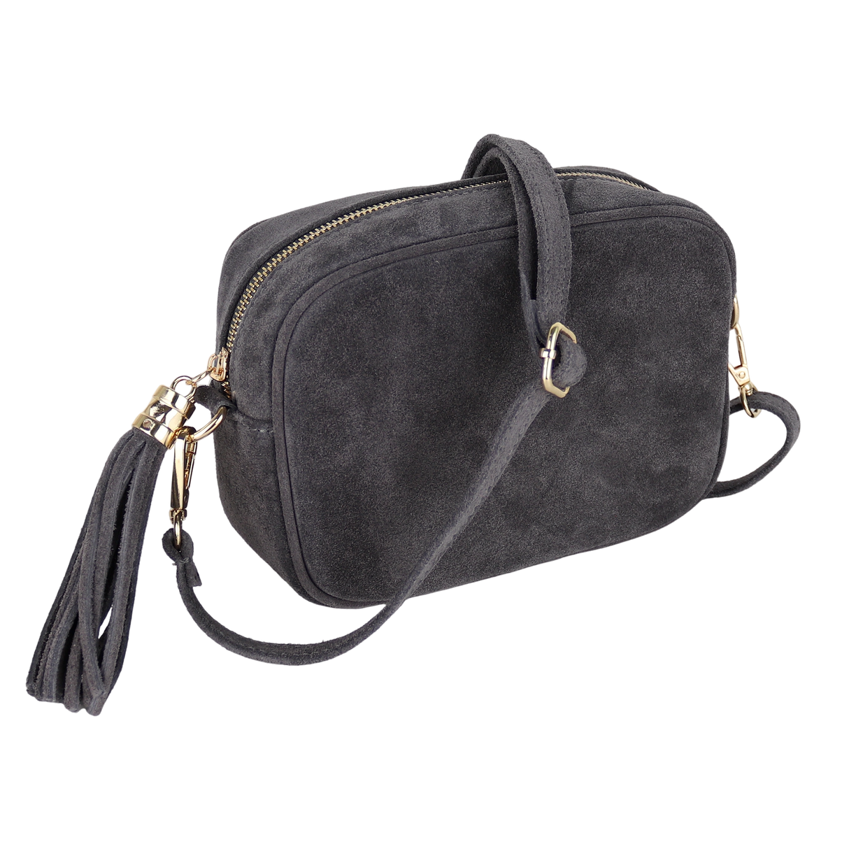 UT57 Schultertasche aus Wildleder