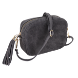 UT57 Schultertasche aus Wildleder