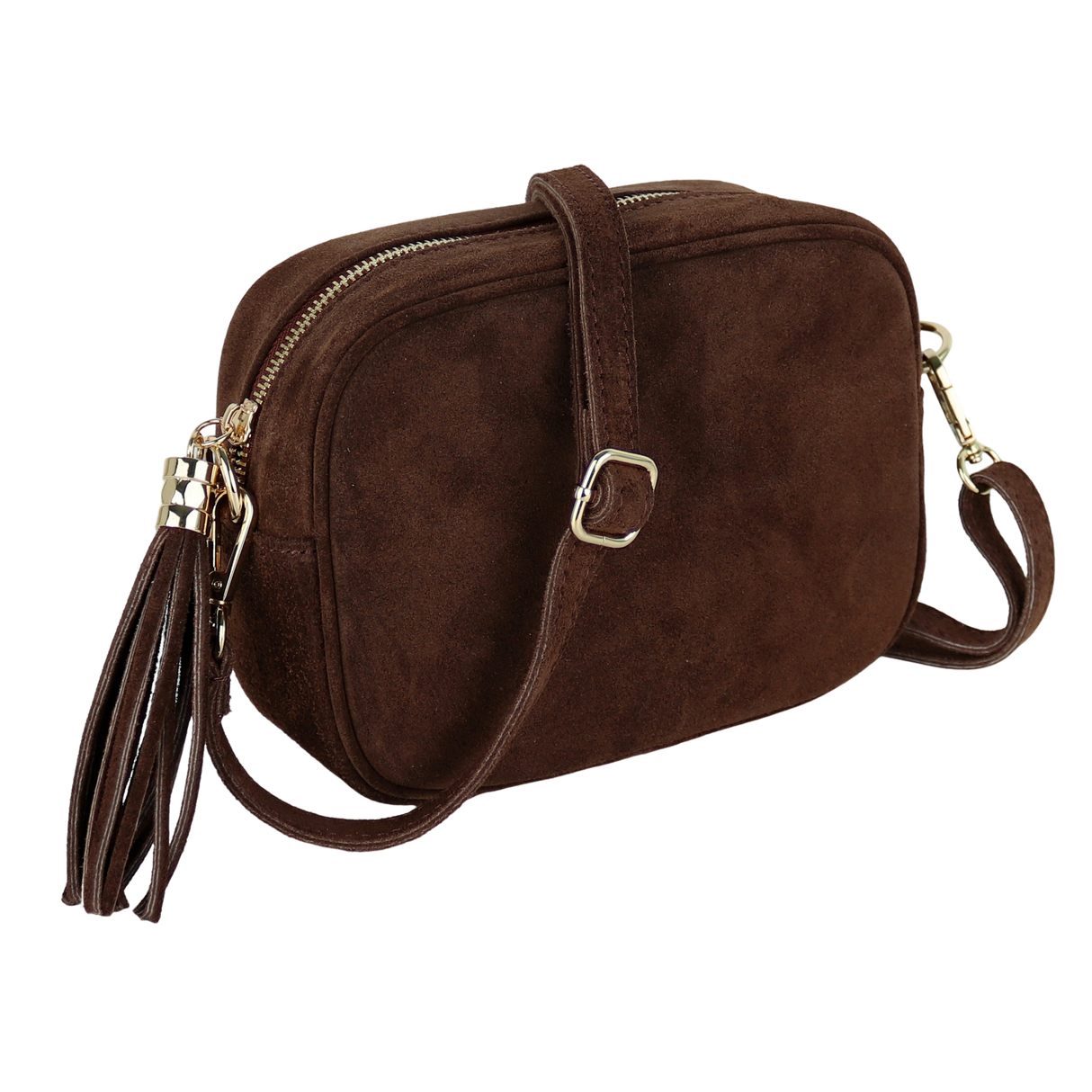 UT57 Schultertasche aus Wildleder