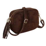 UT57 Schultertasche aus Wildleder