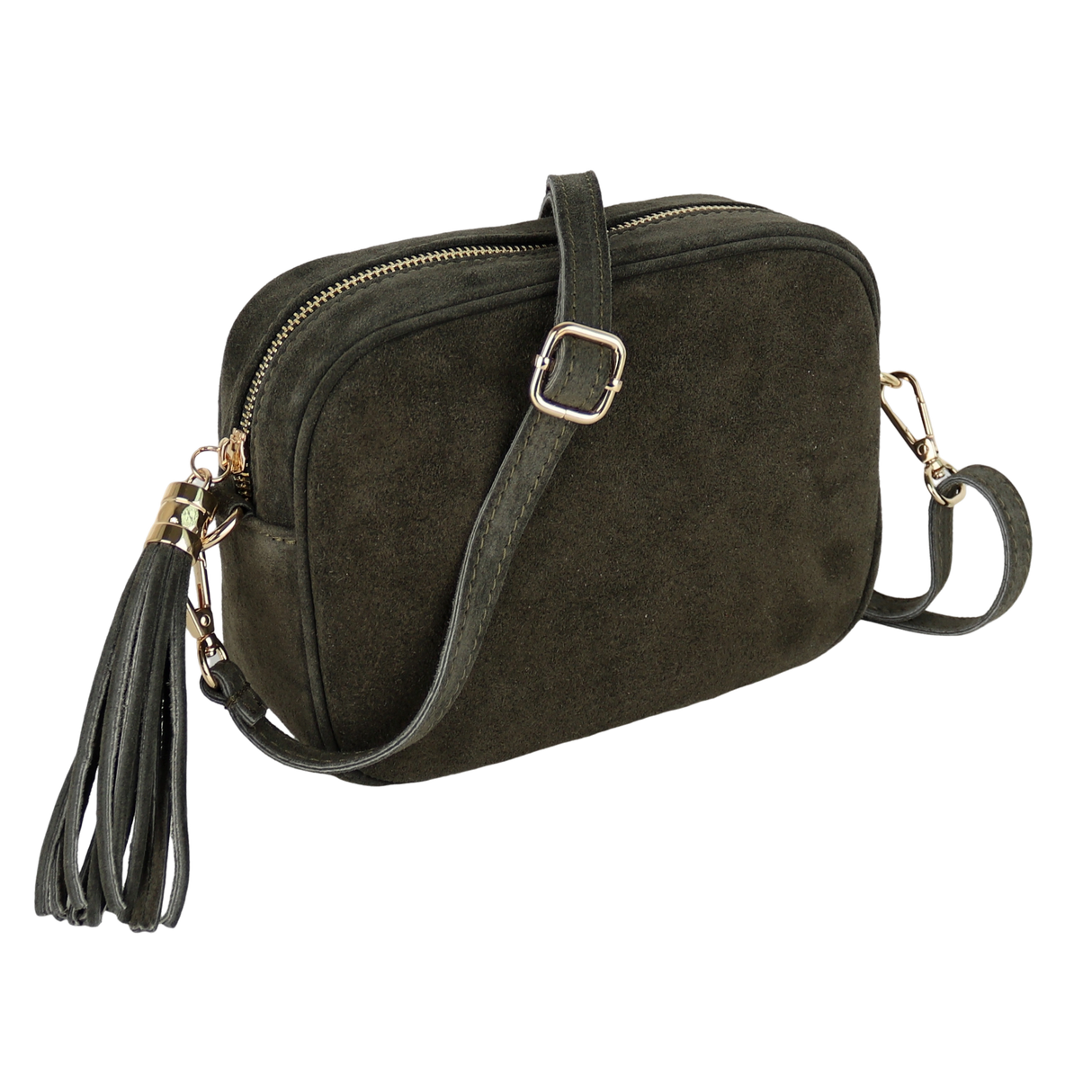 UT57 Schultertasche aus Wildleder