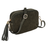 UT57 Schultertasche aus Wildleder