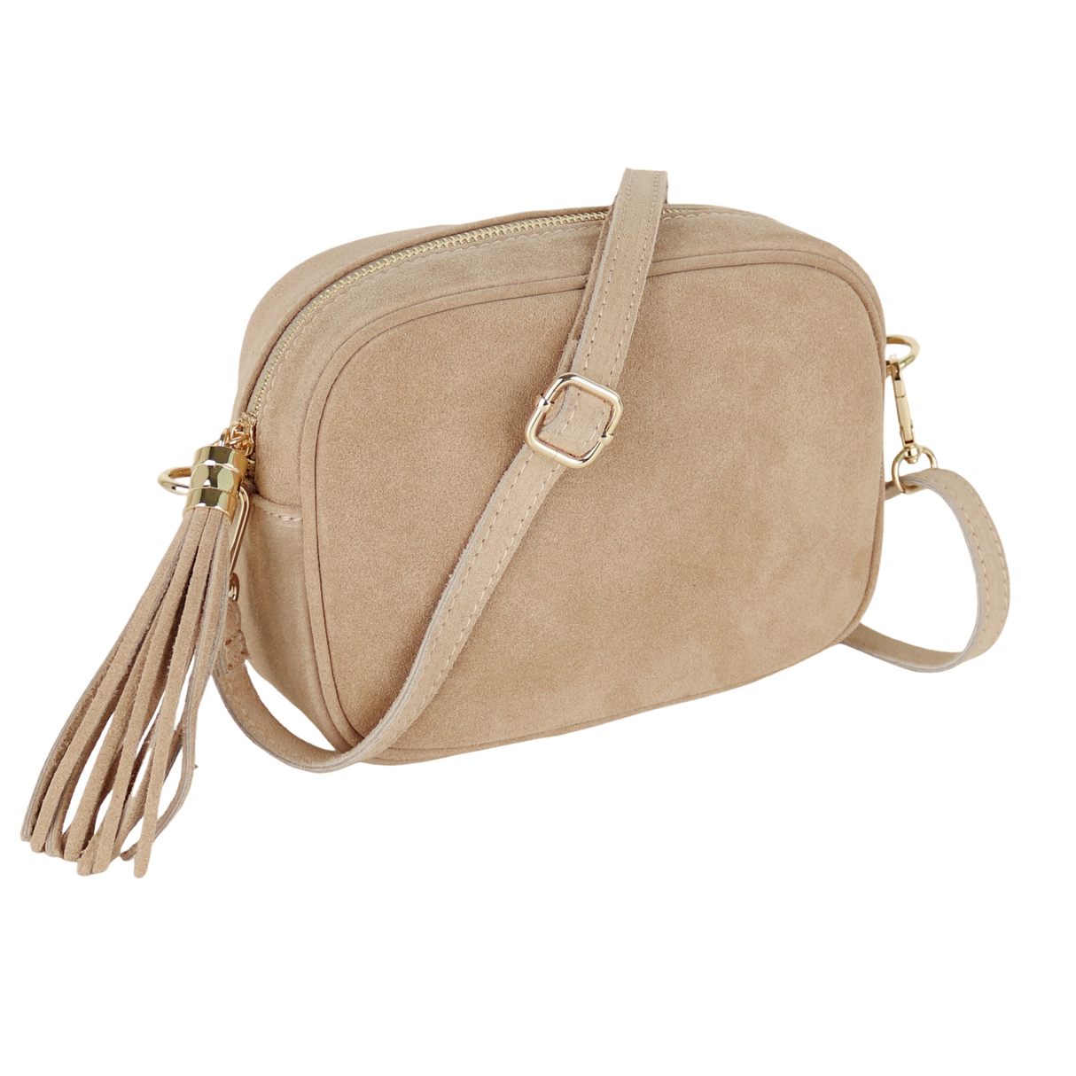 UT57 Schultertasche aus Wildleder